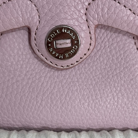 Cole Haan pebbled leather bag Blush Pink - Picture 2 of 14